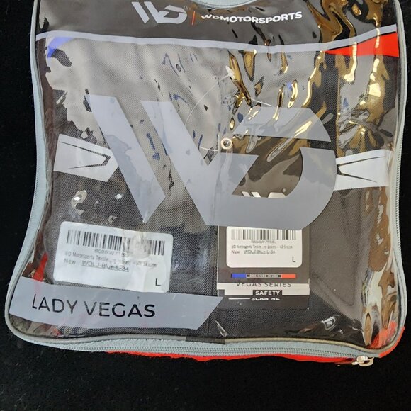 WD Vegas Lady Textile Motorcycle Jacket – Women’s CE Armored Riding Jacket- L - Picture 4 of 4